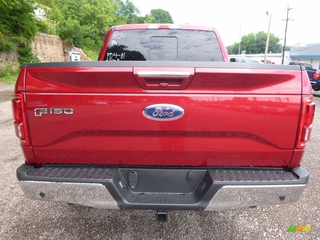 2017 F150 XLT SuperCrew 4x4 - Ruby Red / Black photo #3