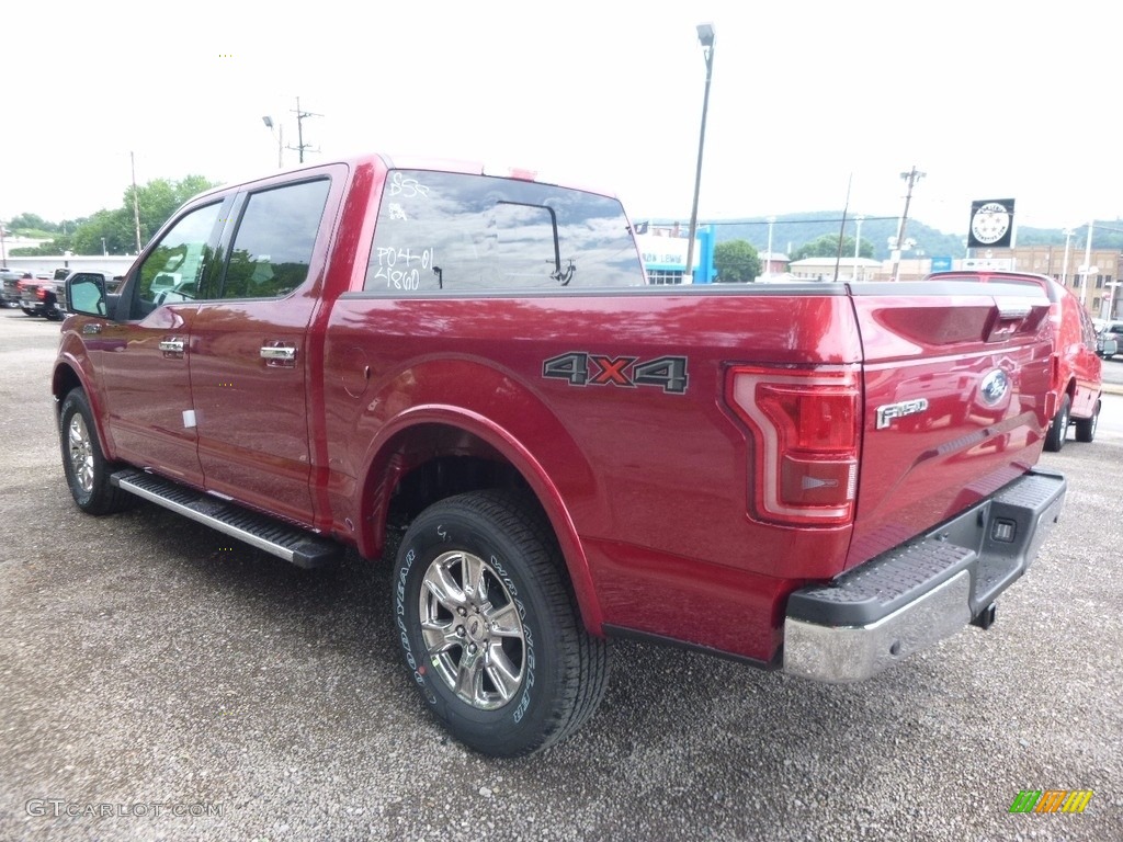 2017 F150 XLT SuperCrew 4x4 - Ruby Red / Black photo #4