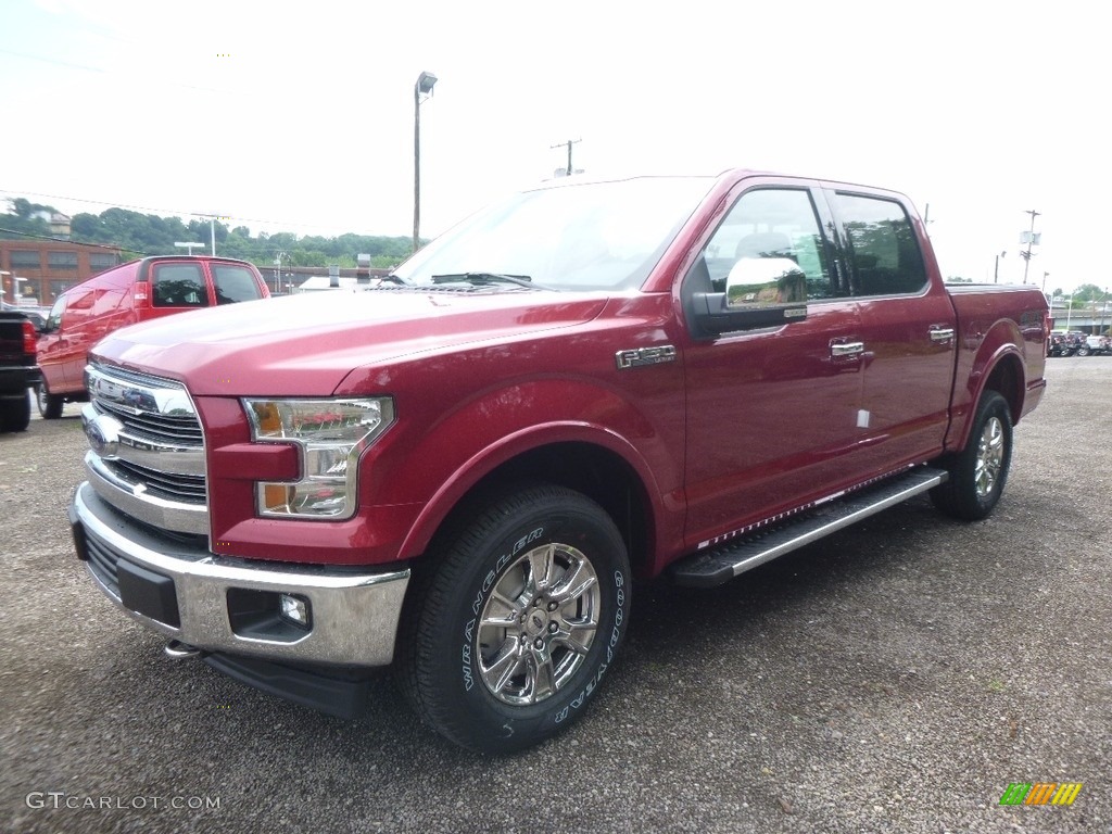 2017 F150 XLT SuperCrew 4x4 - Ruby Red / Black photo #6
