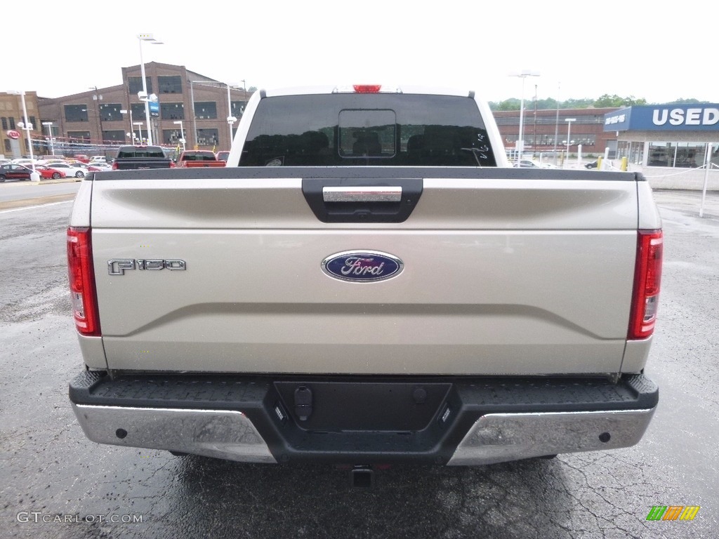 2017 F150 XLT SuperCrew 4x4 - White Gold / Light Camel photo #3
