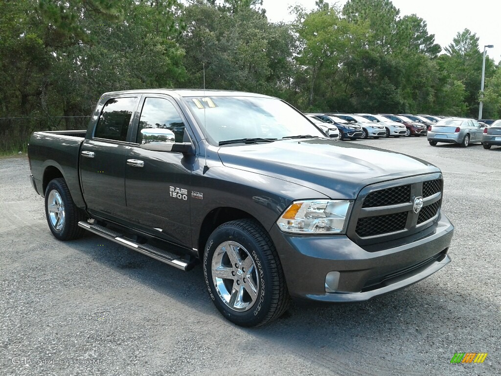 2017 1500 Express Crew Cab - Granite Crystal Metallic / Black/Diesel Gray photo #7