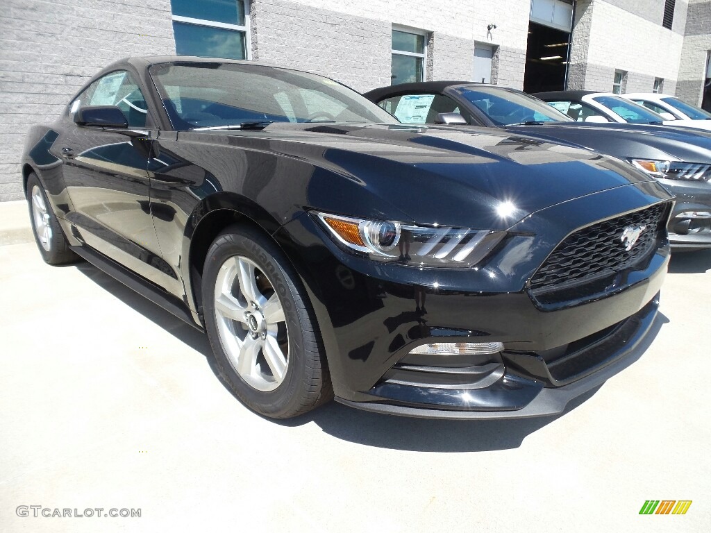 Shadow Black Ford Mustang