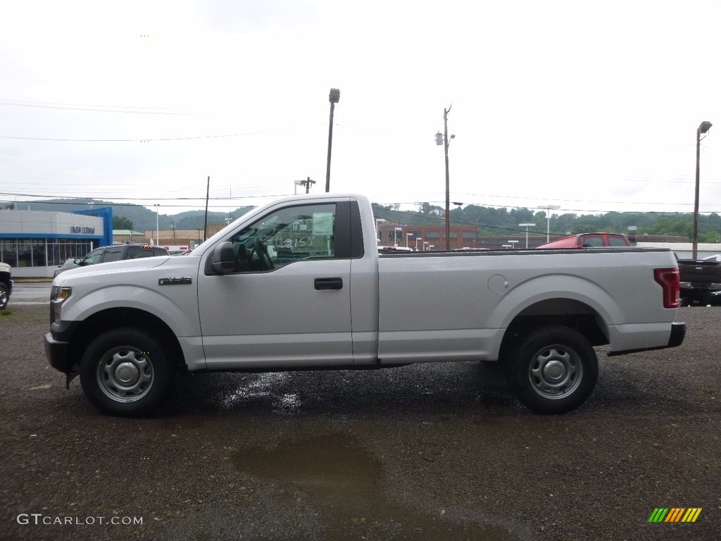 2017 F150 XL Regular Cab - Oxford White / Earth Gray photo #7