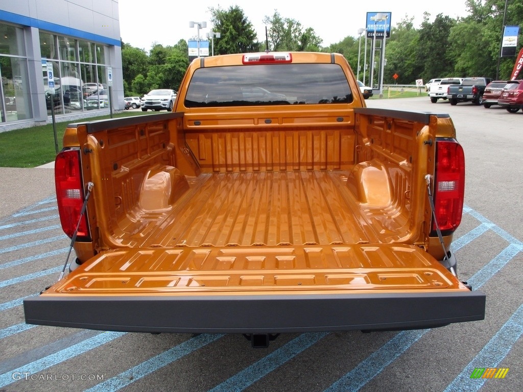 2017 Colorado WT Extended Cab 4x4 - Burning Hot Metallic / Jet Black/­Dark Ash photo #9