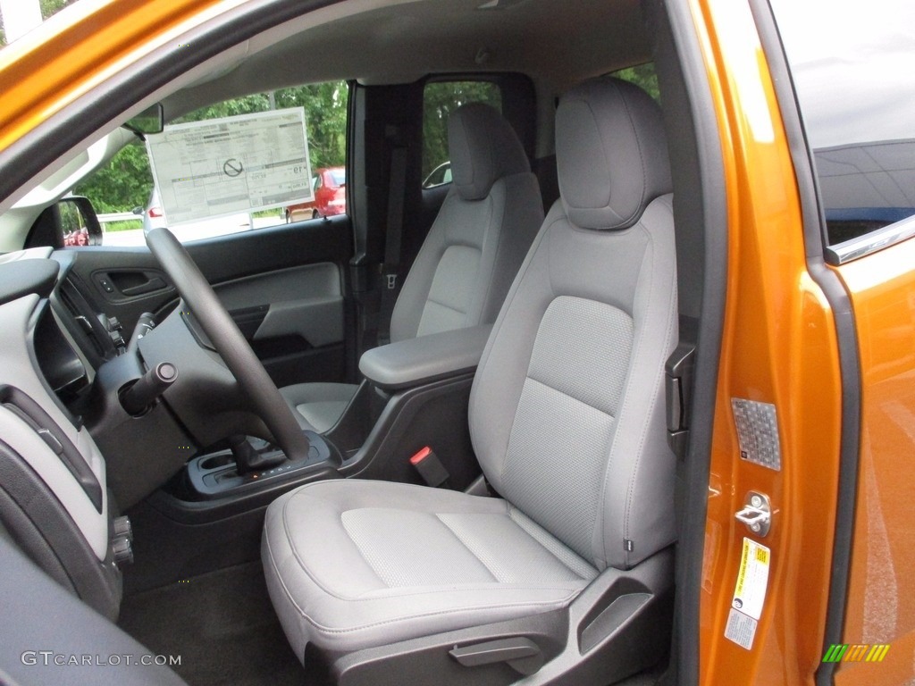 Jet Black/­Dark Ash Interior 2017 Chevrolet Colorado WT Extended Cab 4x4 Photo #121433357