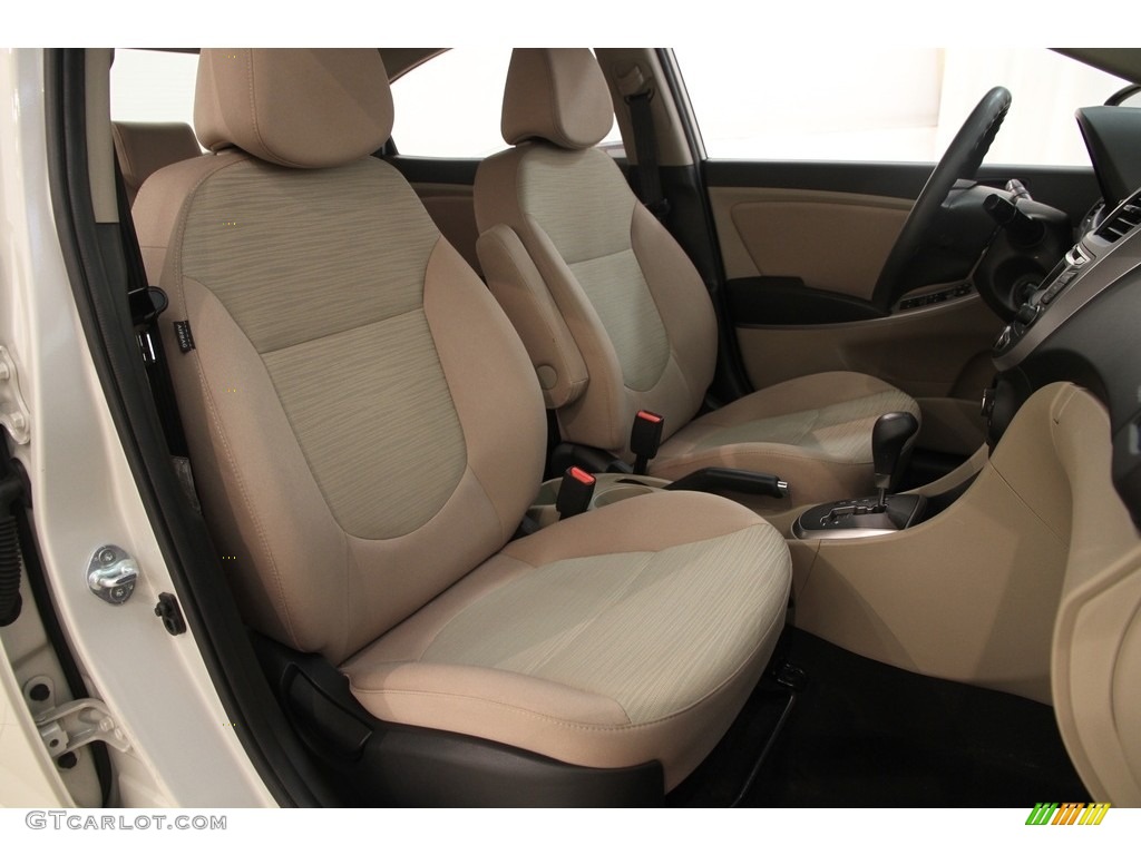 2016 Accent SE Sedan - Misty Beige / Beige photo #12