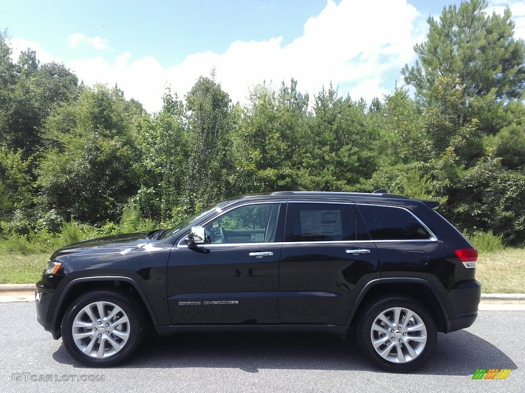 2017 Grand Cherokee Limited 4x4 - Diamond Black Crystal Pearl / Black photo #1