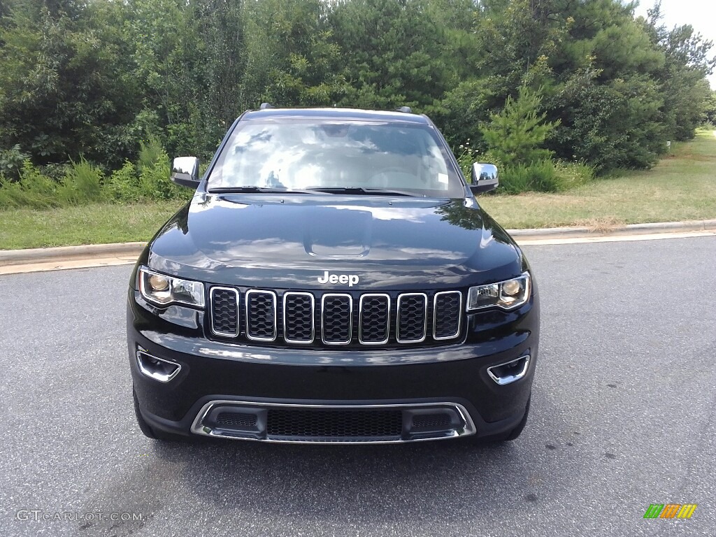 2017 Grand Cherokee Limited 4x4 - Diamond Black Crystal Pearl / Black photo #3
