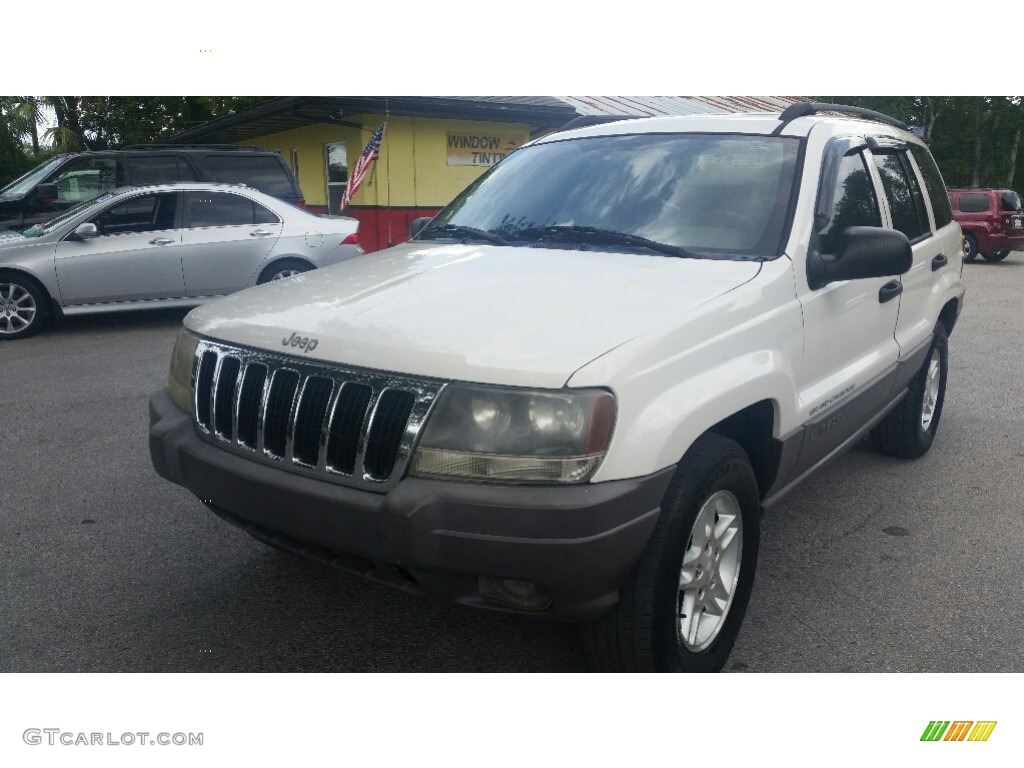2003 Grand Cherokee Laredo - Stone White / Dark Slate Gray photo #7