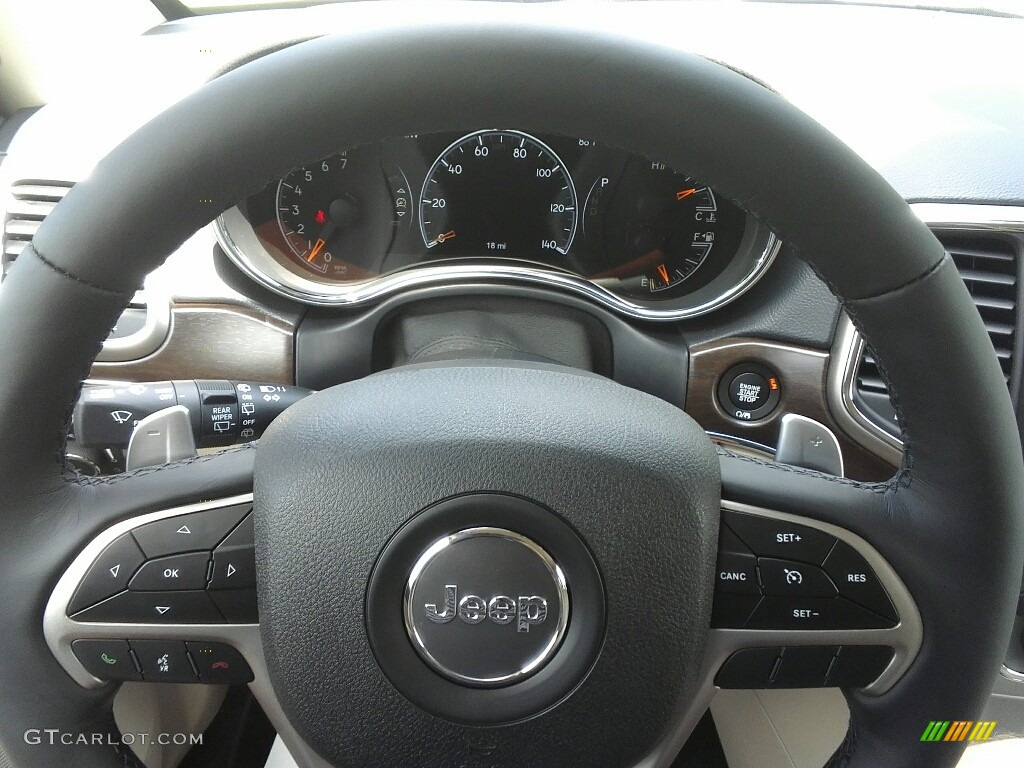 2017 Grand Cherokee Limited 4x4 - Diamond Black Crystal Pearl / Black photo #12