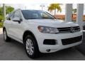 2014 Pure White Volkswagen Touareg V6 Sport 4Motion  photo #2