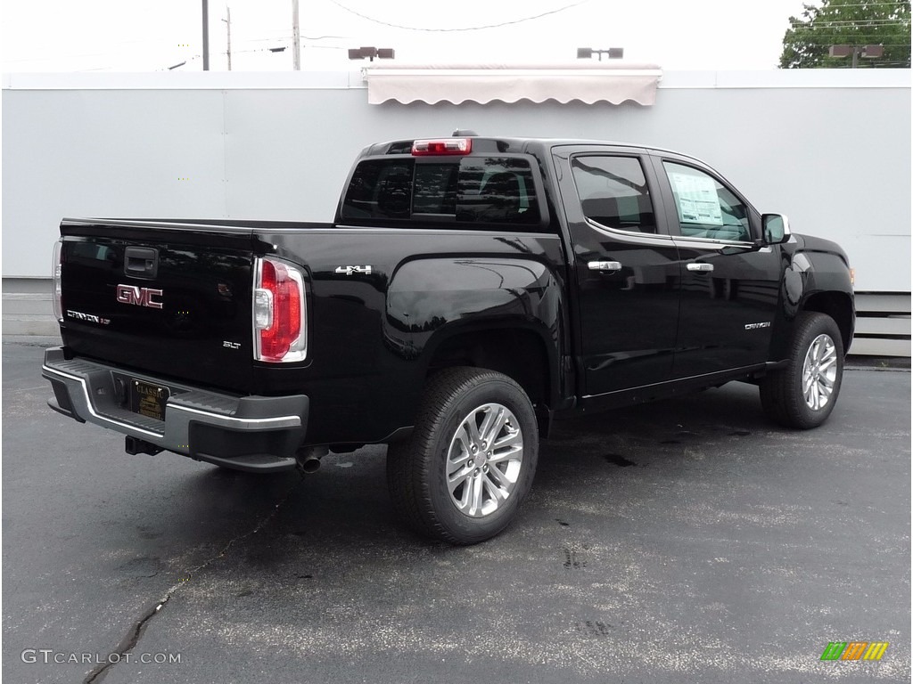 2017 Canyon SLT Crew Cab 4x4 - Onyx Black / Jet Black photo #2