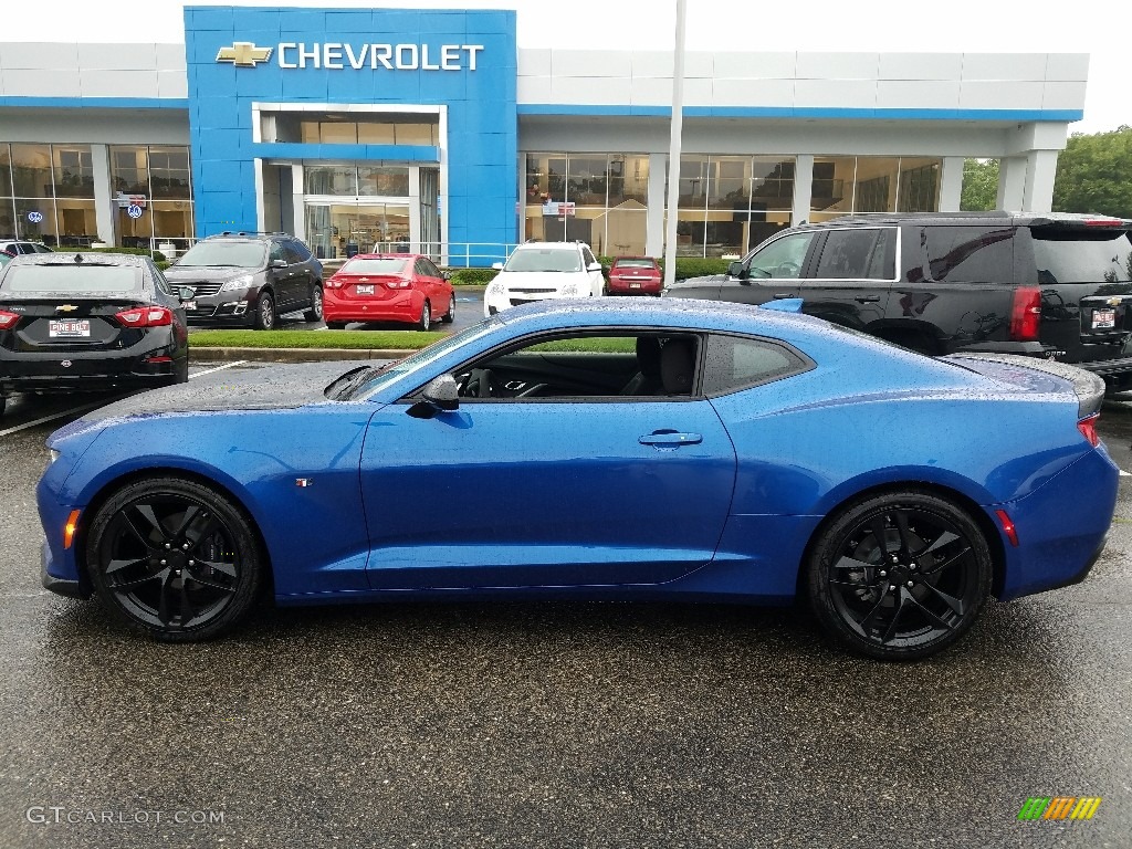 Hyper Blue Metallic 2018 Chevrolet Camaro LS Coupe Exterior Photo #121441805