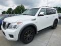 Pearl White - Armada Platinum 4x4 Photo No. 12