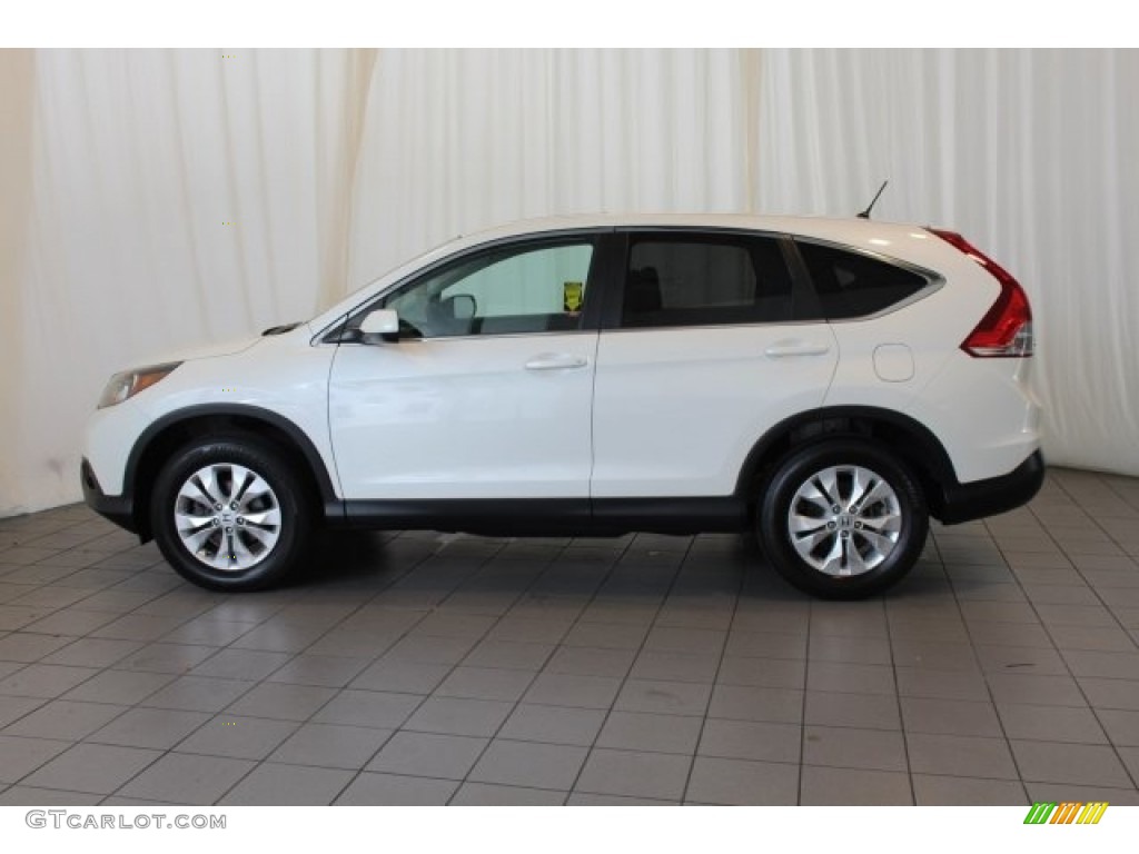 2014 CR-V EX AWD - White Diamond Pearl / Gray photo #4