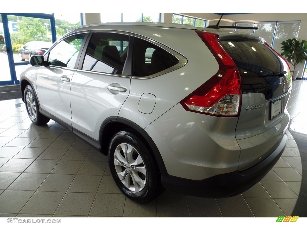 2014 CR-V EX-L AWD - Alabaster Silver Metallic / Gray photo #2