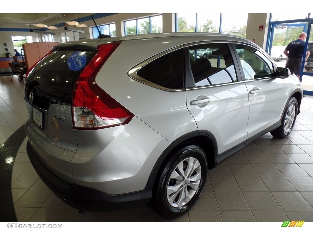 2014 CR-V EX-L AWD - Alabaster Silver Metallic / Gray photo #3