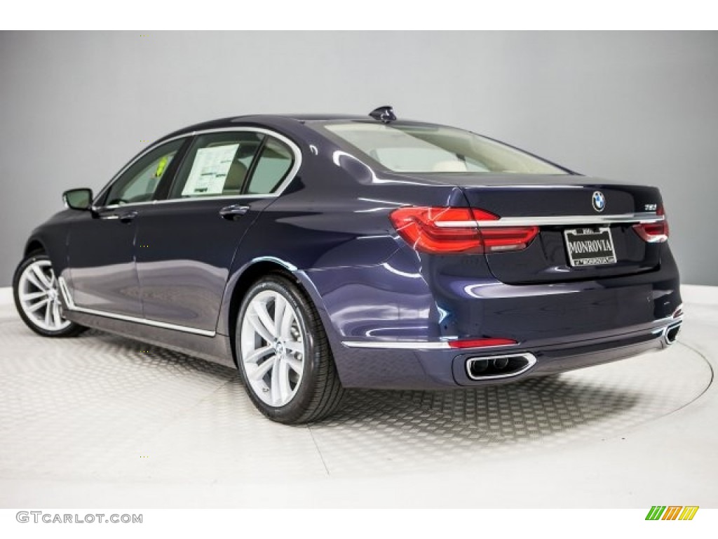 2018 7 Series 750i Sedan - Imperial Blue Metallic / Canberra Beige photo #3