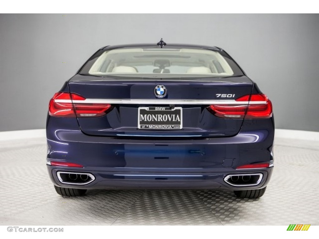 2018 7 Series 750i Sedan - Imperial Blue Metallic / Canberra Beige photo #4