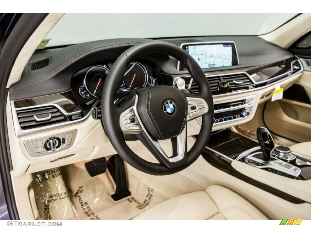 2018 7 Series 750i Sedan - Imperial Blue Metallic / Canberra Beige photo #5