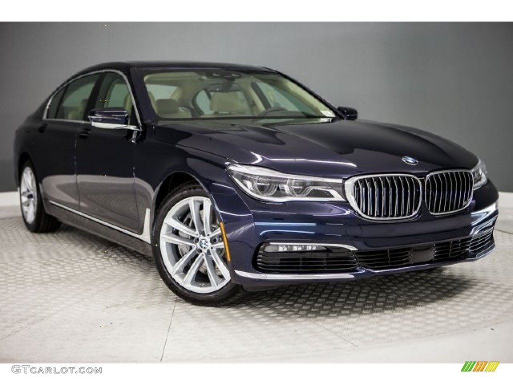 Imperial Blue Metallic 2018 BMW 7 Series 750i Sedan Exterior Photo #121448934