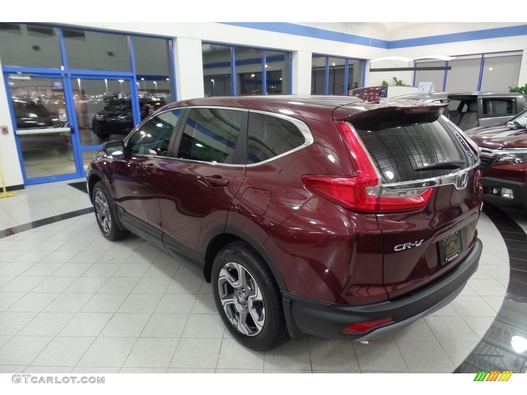 2017 CR-V EX-L AWD - Basque Red Pearl II / Gray photo #2