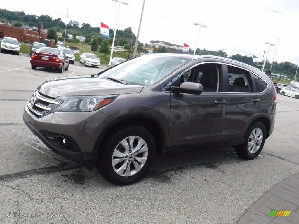 2014 CR-V EX-L AWD - Urban Titanium Metallic / Black photo #6