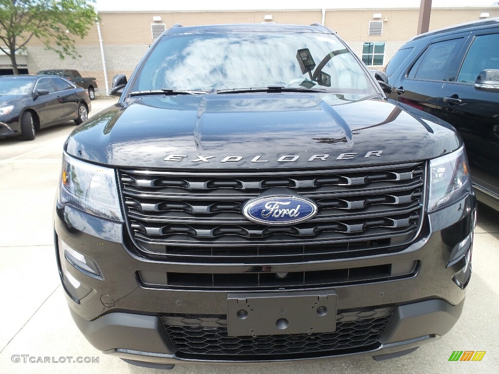 2017 Explorer Sport 4WD - Shadow Black / Ebony Black photo #2