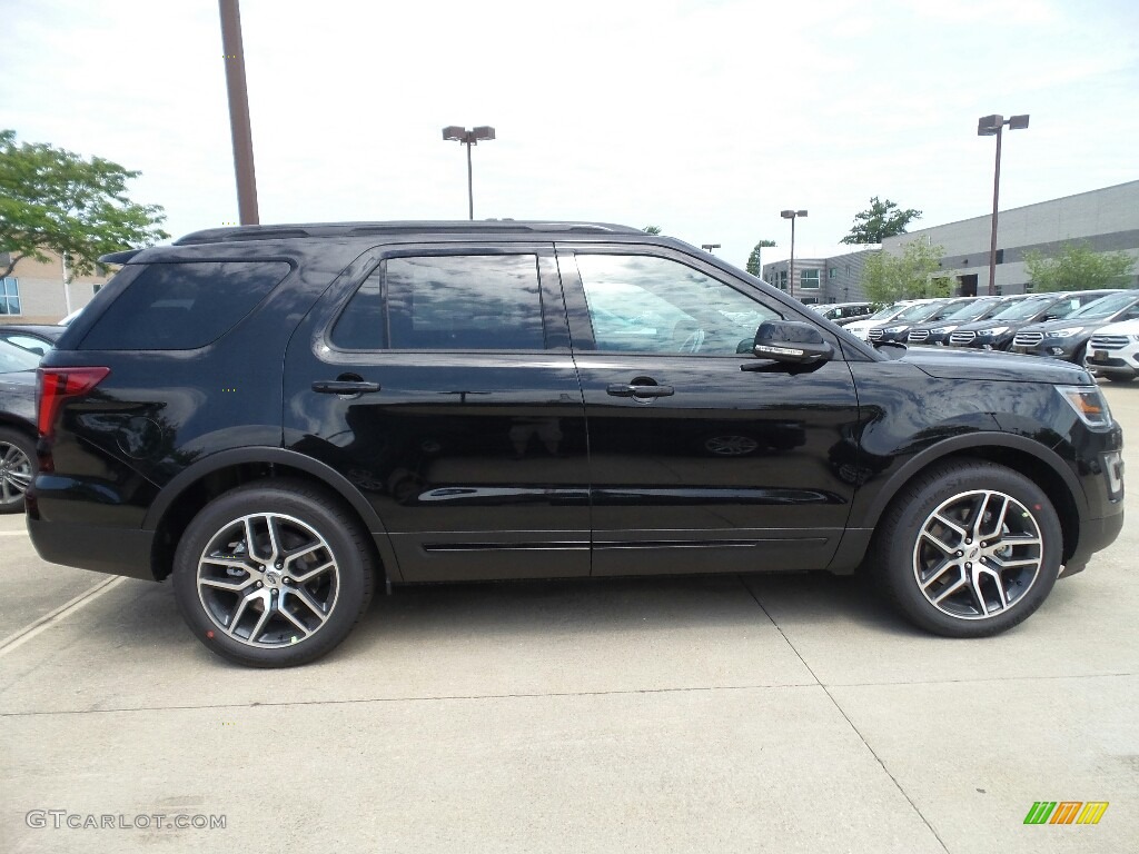 2017 Explorer Sport 4WD - Shadow Black / Ebony Black photo #4