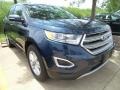 2017 Blue Jeans Metallic Ford Edge SEL AWD  photo #1