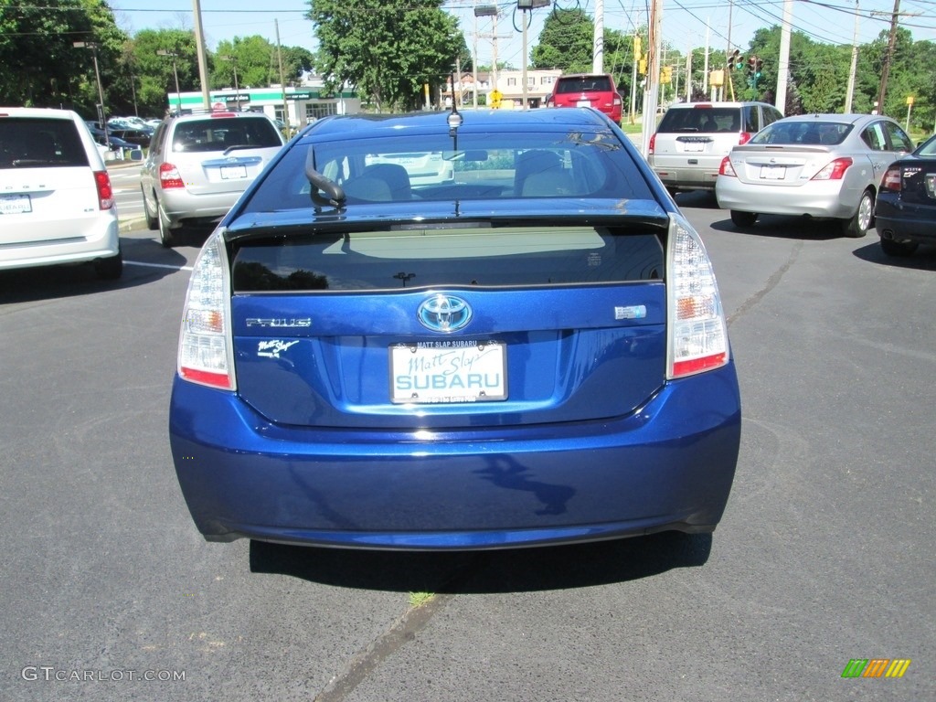 2010 Prius Hybrid V - Blue Ribbon Metallic / Bisque photo #7