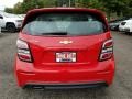 2017 Red Hot Chevrolet Sonic LT Hatchback  photo #5