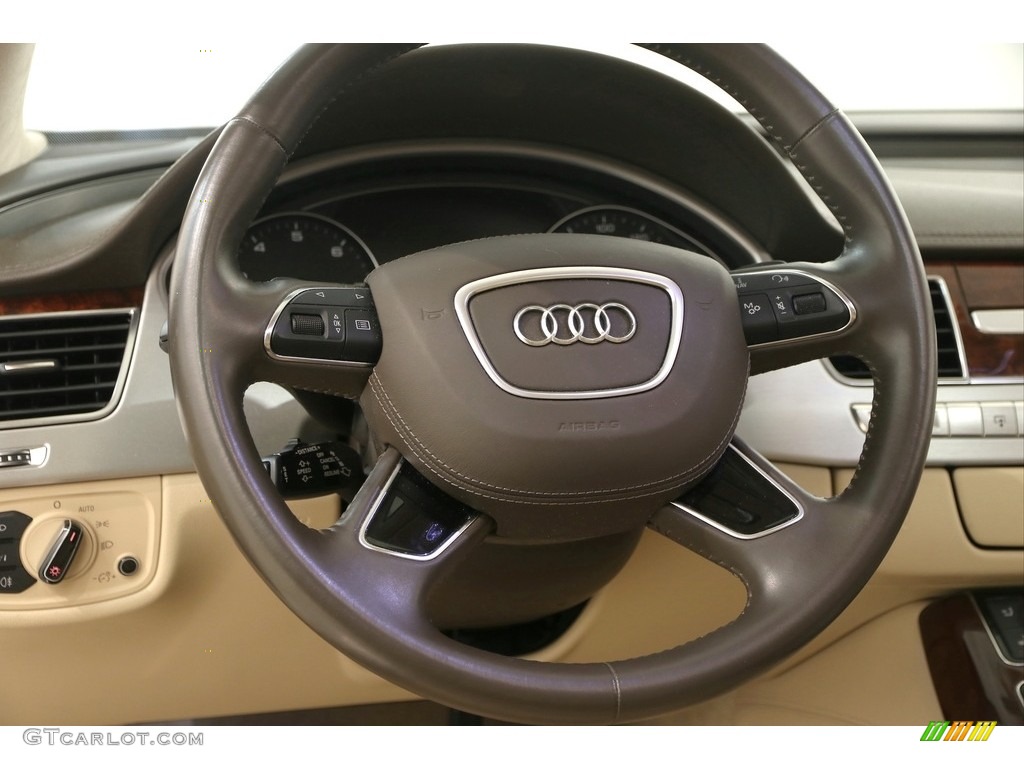 2012 Audi A8 L W12 6.3 Steering Wheel Photos