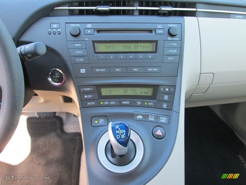 2010 Prius Hybrid V - Blue Ribbon Metallic / Bisque photo #26