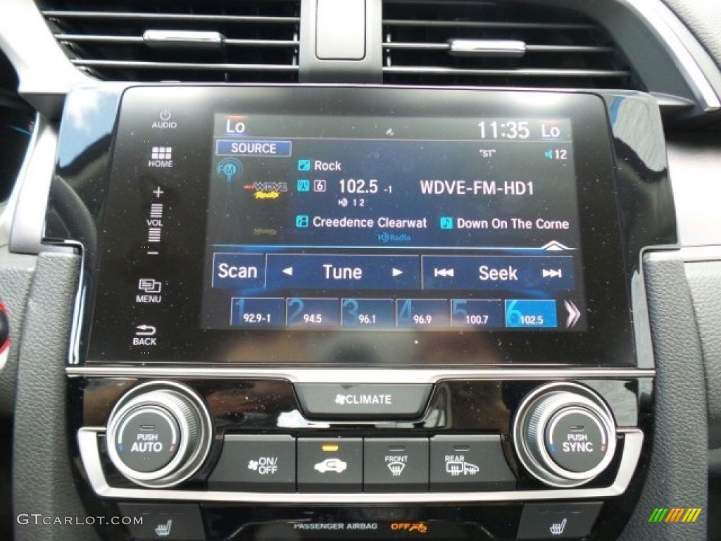 2017 Civic EX-T Sedan - Lunar Silver Metallic / Black photo #21