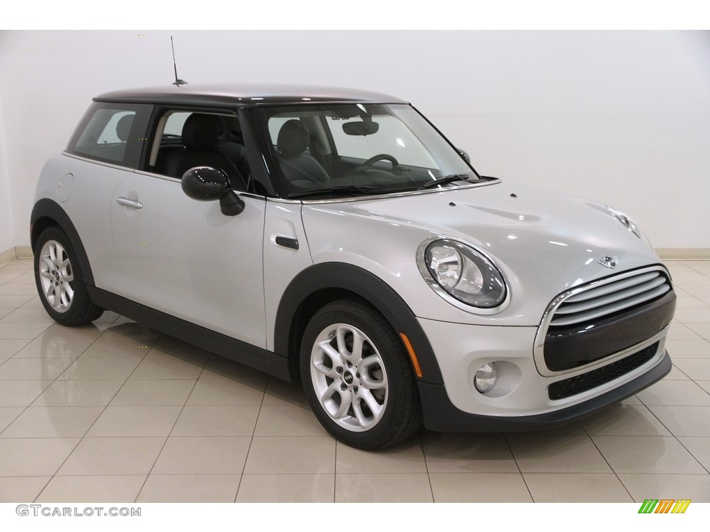 2014 Cooper Hardtop - White Silver Metallic / Carbon Black photo #1