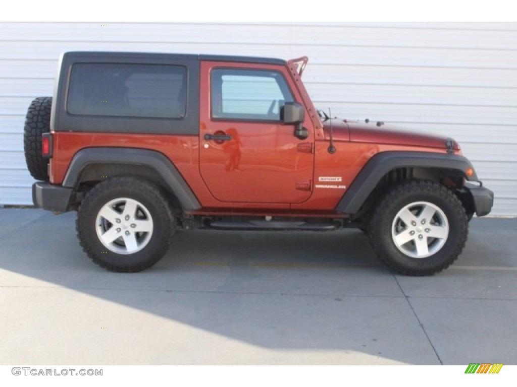 2014 Wrangler Sport 4x4 - Copperhead / Black photo #10