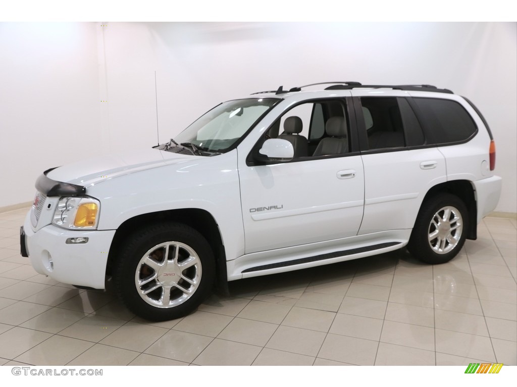 2006 Envoy Denali 4x4 - Summit White / Light Gray photo #3