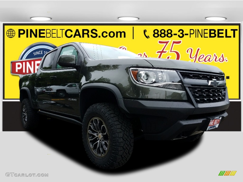 2017 Colorado ZR2 Crew Cab 4x4 - Deepwood Green Metallic / Jet Black photo #1