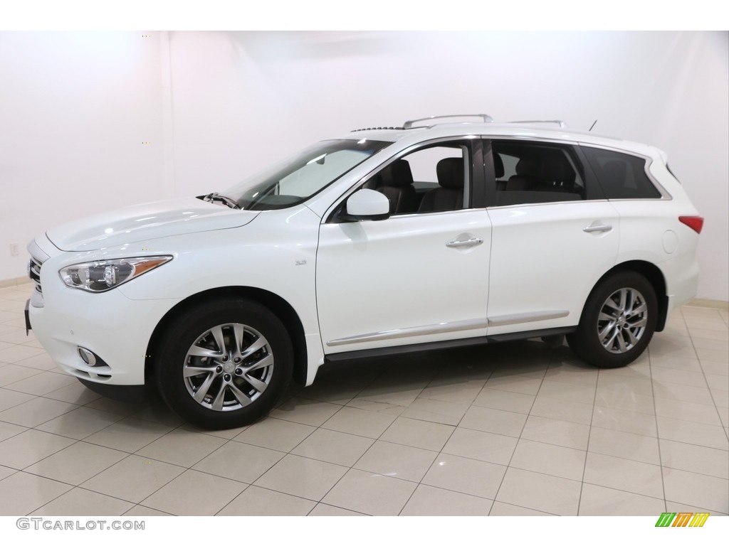 2015 QX60 3.5 AWD - Majestic White / Java photo #3