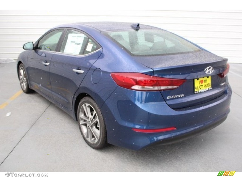 2017 Elantra Limited - Lakeside Blue / Gray photo #5
