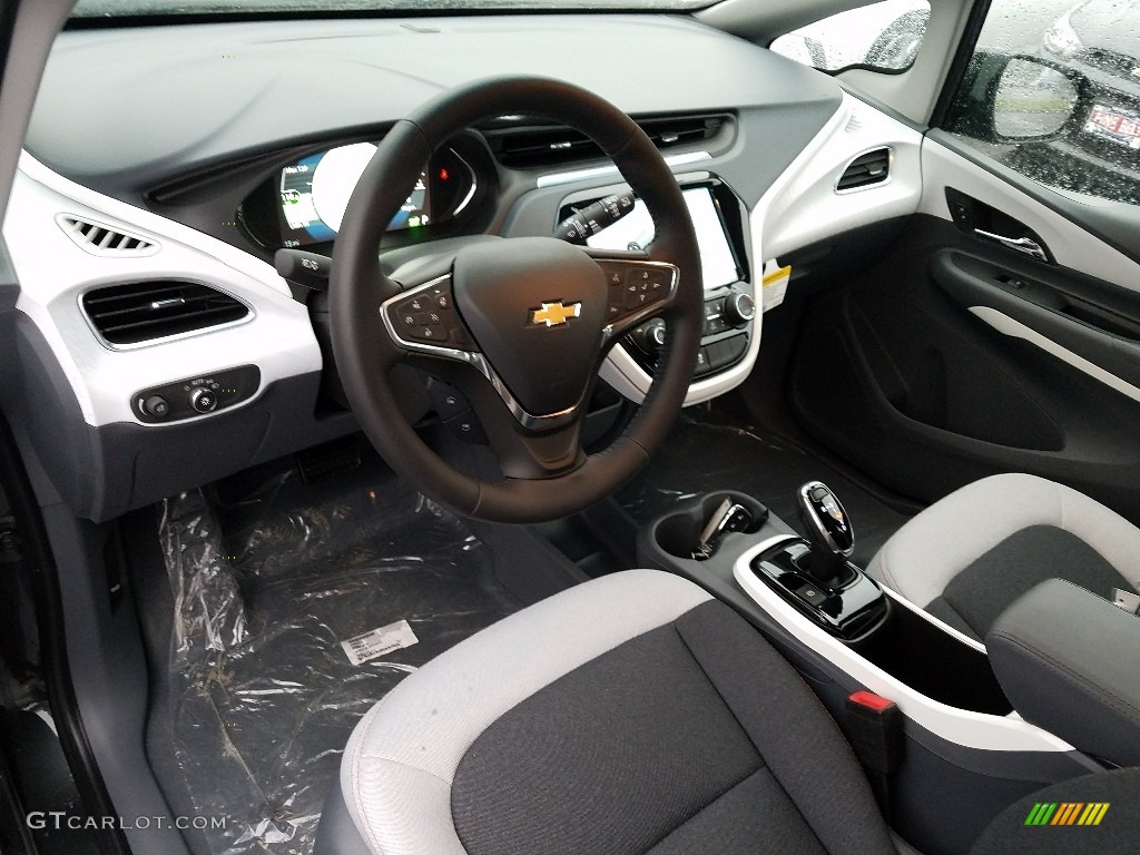 Dark Galvanized/­Sky Cool Gray Interior 2017 Chevrolet Bolt EV LT Photo #121457333