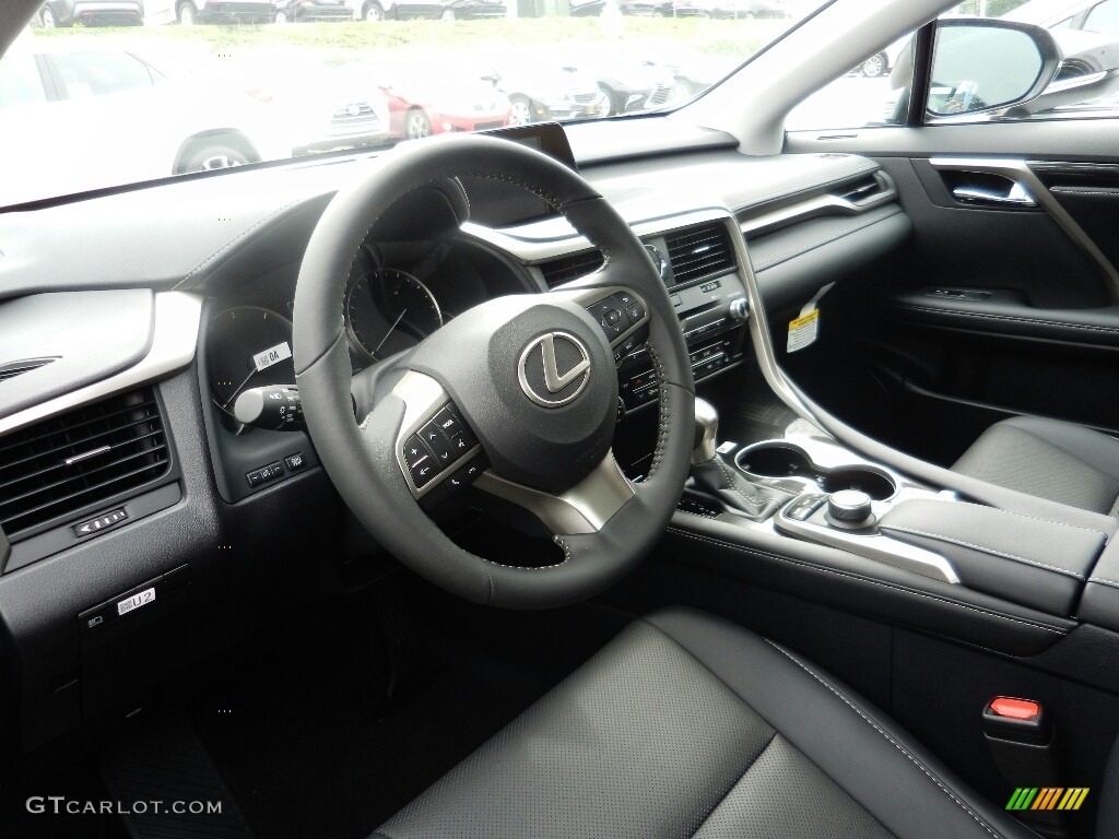 Black Interior 2017 Lexus RX 350 Photo #121457714