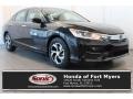 2017 Crystal Black Pearl Honda Accord LX Sedan  photo #1