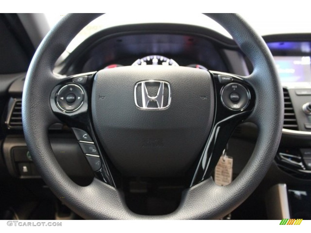 2017 Accord LX Sedan - Crystal Black Pearl / Black photo #11