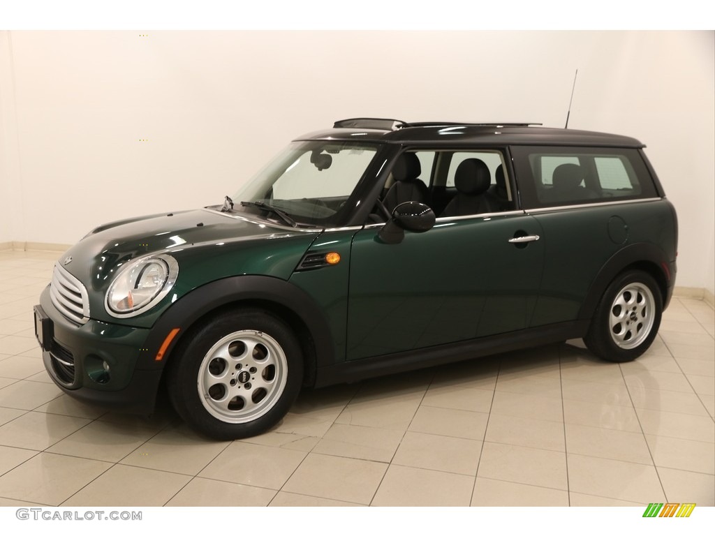 2014 Cooper Clubman - British Racing Green II Metallic / Carbon Black photo #3