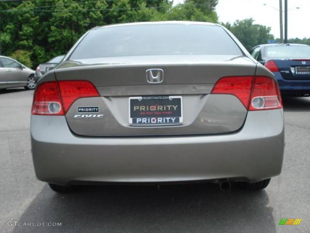 2006 Civic LX Sedan - Galaxy Gray Metallic / Gray photo #5