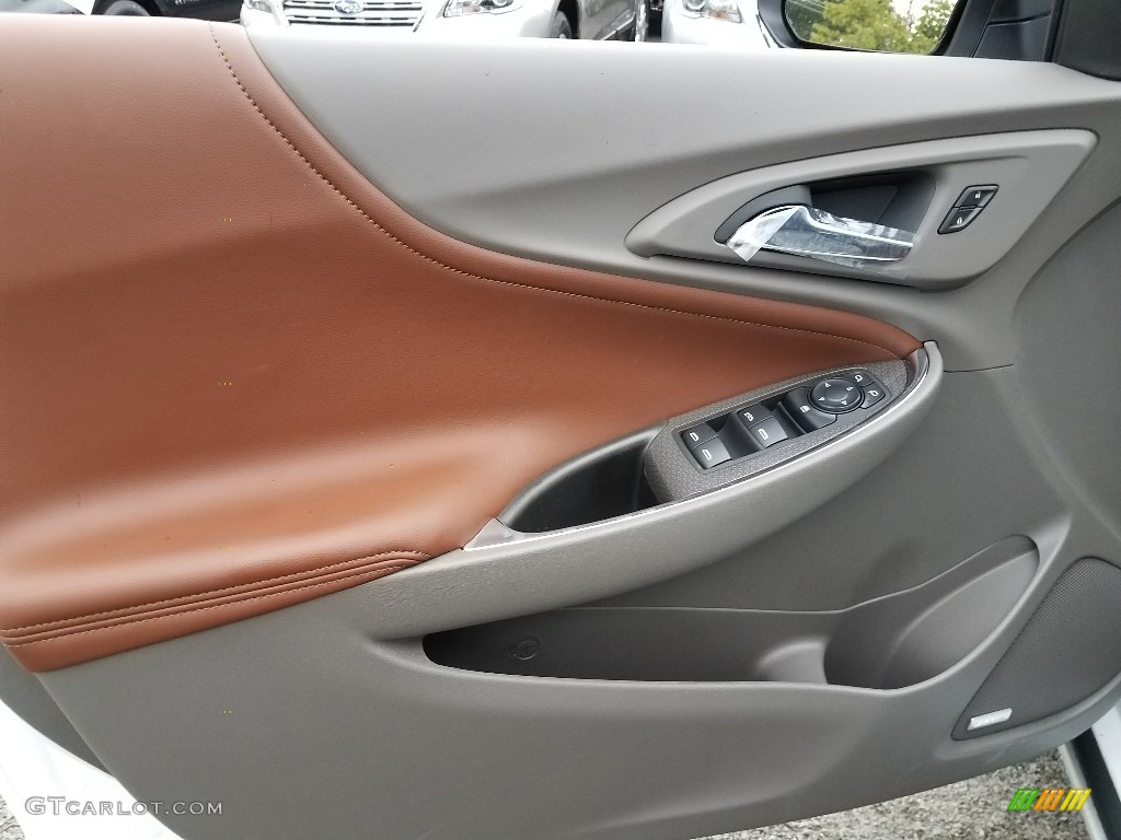2018 Chevrolet Malibu LT Dark Atmosphere/Loft Brown Door Panel Photo #121460099