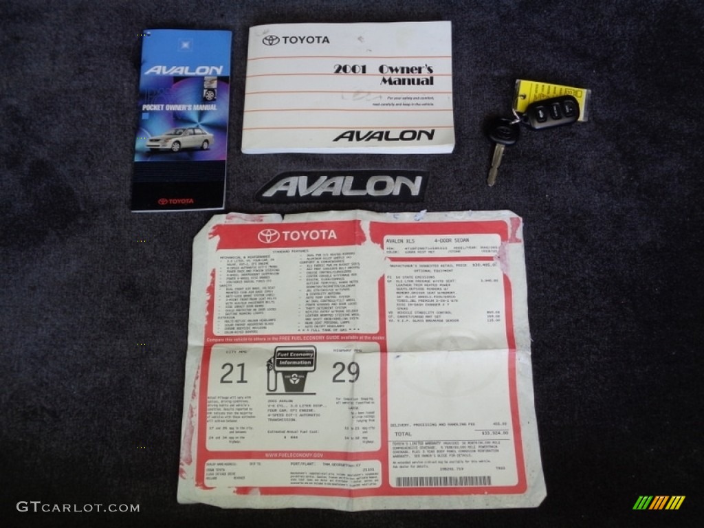 2001 Avalon XLS - Lunar Mist Metallic / Stone photo #51
