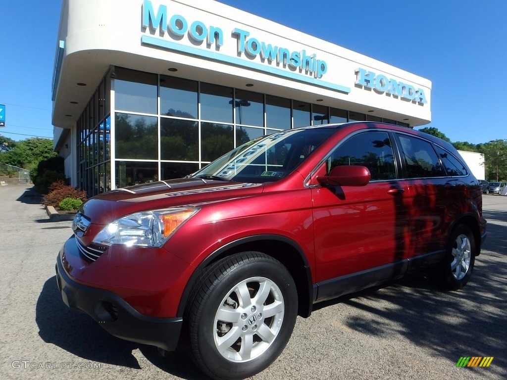 2007 CR-V EX-L 4WD - Tango Red Pearl / Gray photo #1
